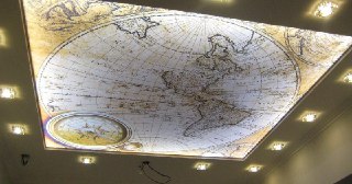 Натяжной потолок с фотопечатью Благовещенск, цена от 6292 руб.