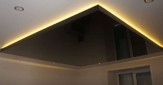 Натяжной потолок с подсветкой Благовещенск, цена от 2129 руб.